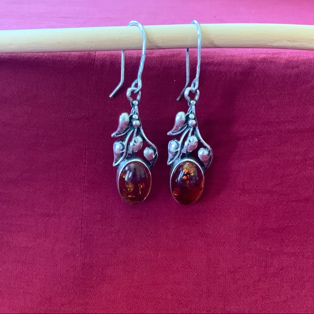 Vintage amber earrings